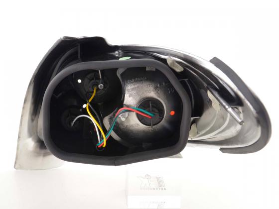 Rückleuchten Set Peugeot 206 98 - chrom Rückleuchten Set Peugeot 206 98 - chrom